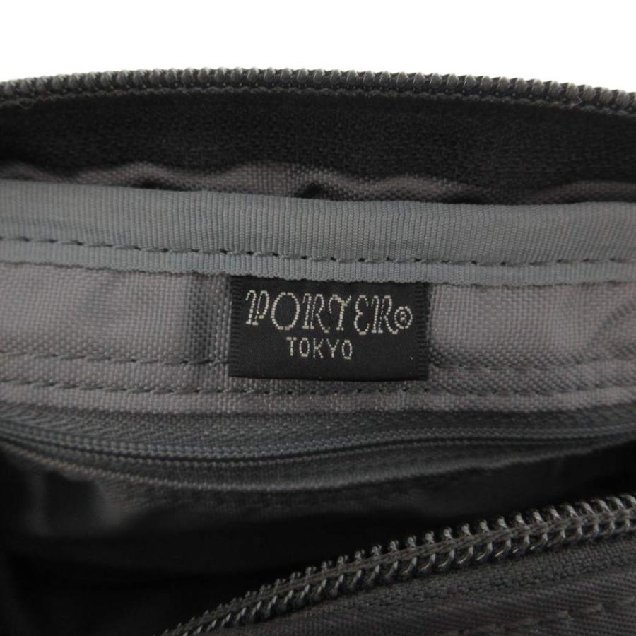 PORTER ポーター ポーチ セカンドバッグ 黒 ブラック ロゴタグ /SD