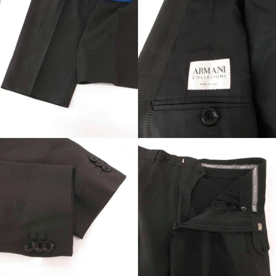 ARMANICOLLEZIONI ダブルスーツ 50 XL ダークグレー アルマーニ コレツィオーニ ARMANI COLLEZIONI ダブルスーツ スーツ