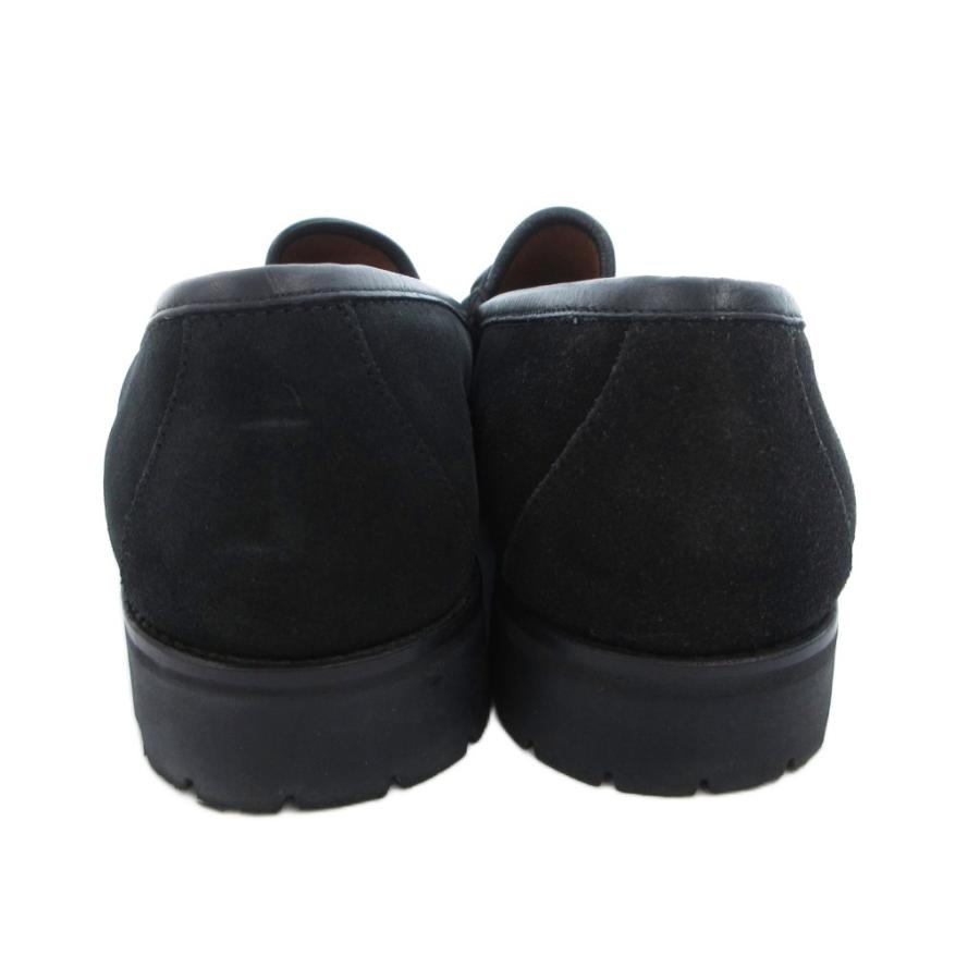 GUCCI（グッチ） ローファー スリッポン ホースビット スエード 39 黒