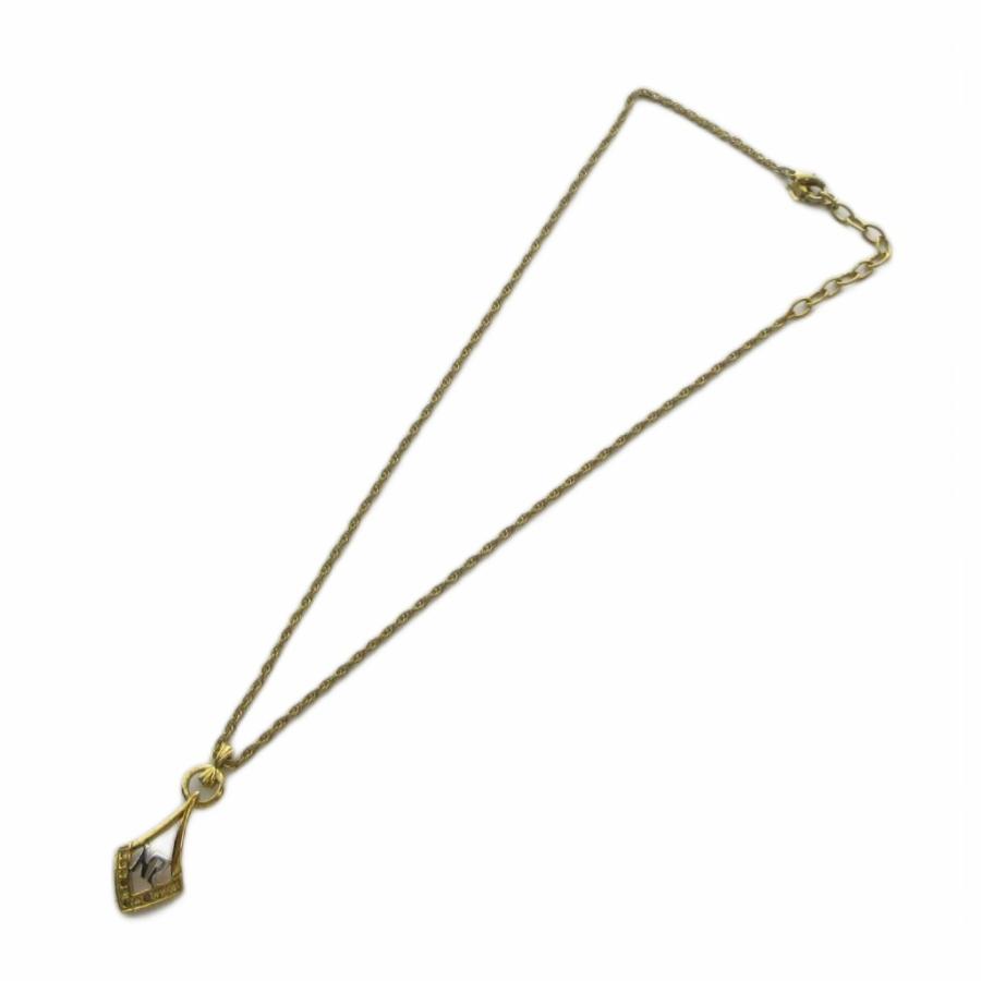 ニナリッチ NINA RICCI ネックレス アクセサリー ロゴ ラインストーン