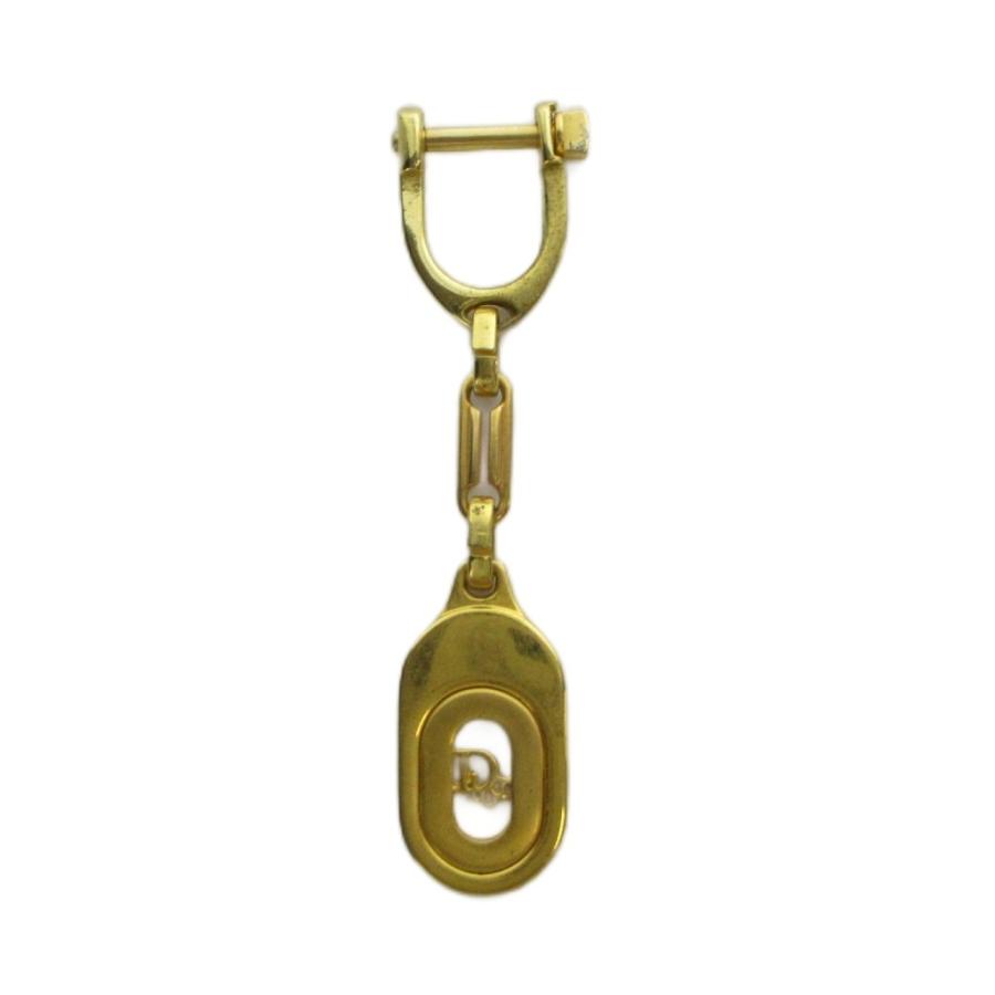【正規品】 Dior キーリング ディオール Dior キーリング チャーム キーホルダー ロゴ ゴールド色