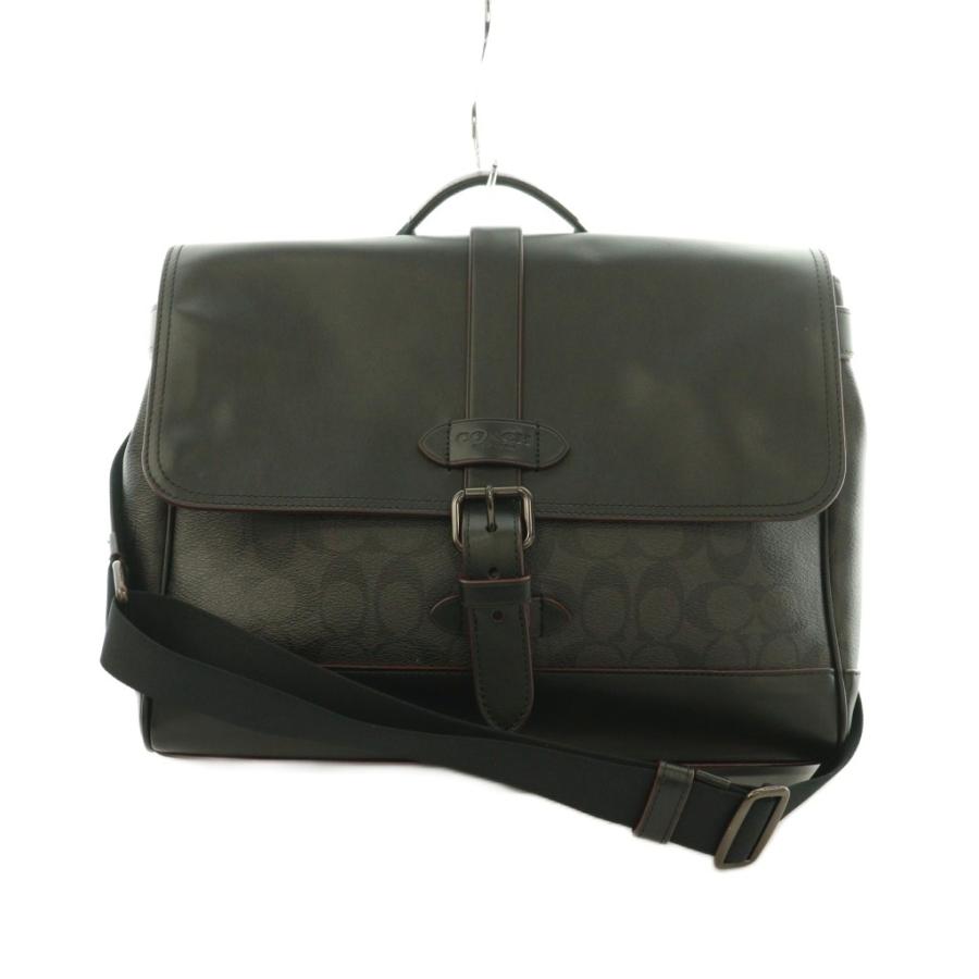 COACH（コーチ） ショルダーバッグ シグネチャー柄 黒 ブラック F50051 