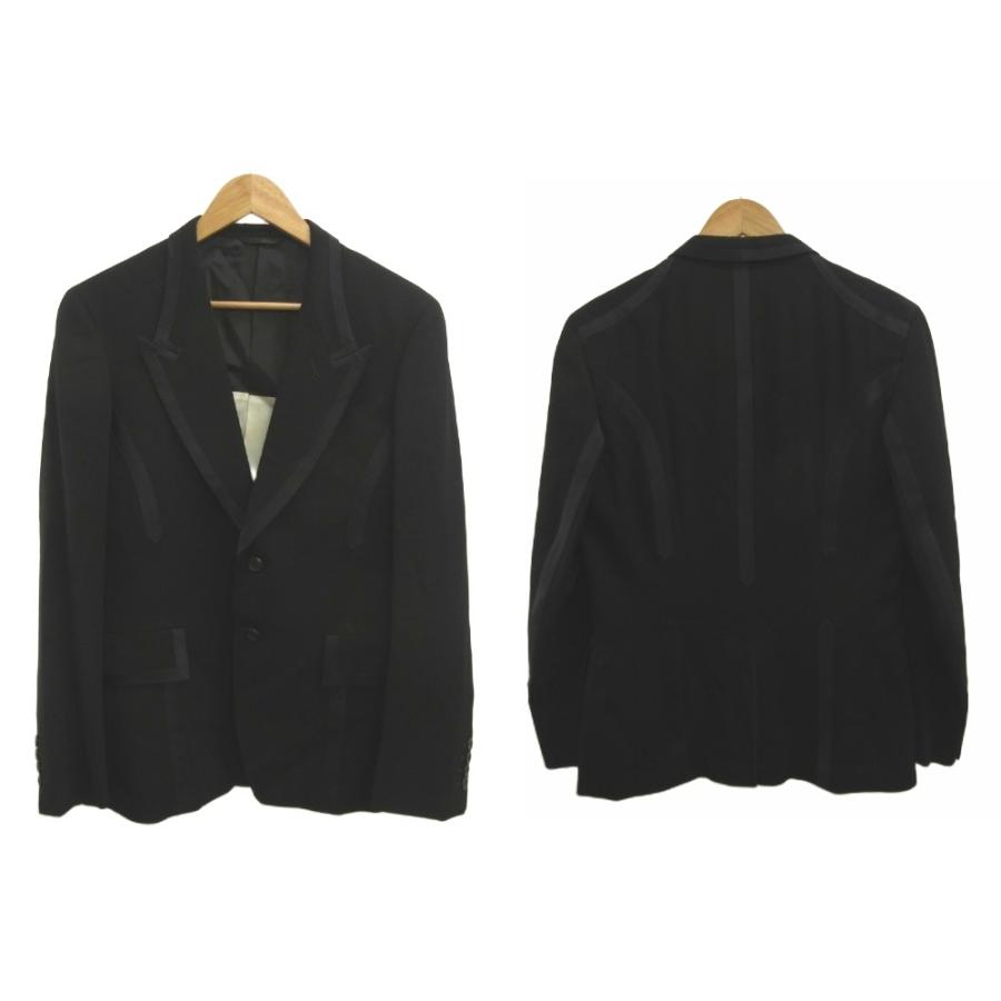 メンズ Paul Smith ポールスミス ゼニア スーツ 上下 セットアップ 黒灰 M