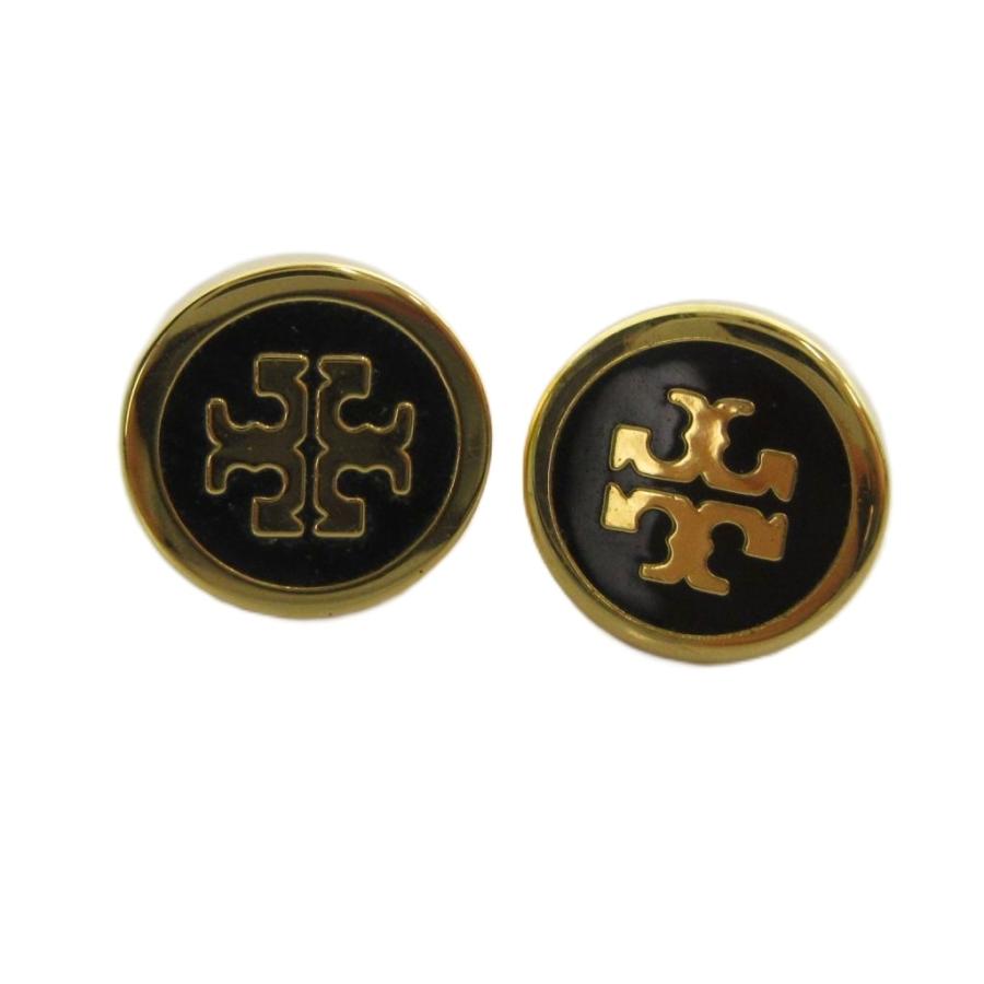 TORY BURCH（トリーバーチ） ピアス ロゴ アクセサリー 両耳用 黒