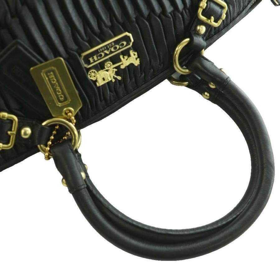 COACH 　マディソン レザー レースソフィア　2wayショルダー　美品✨ COACH（コーチ） マディソン ギャザード ソフィア サッチェル 2WAY