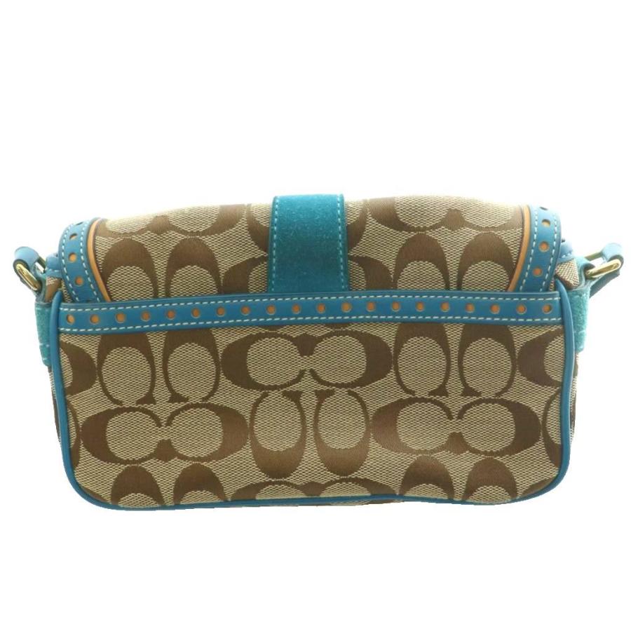 COACH（コーチ） ショルダーバッグ シグネチャー キャンバス レザー 