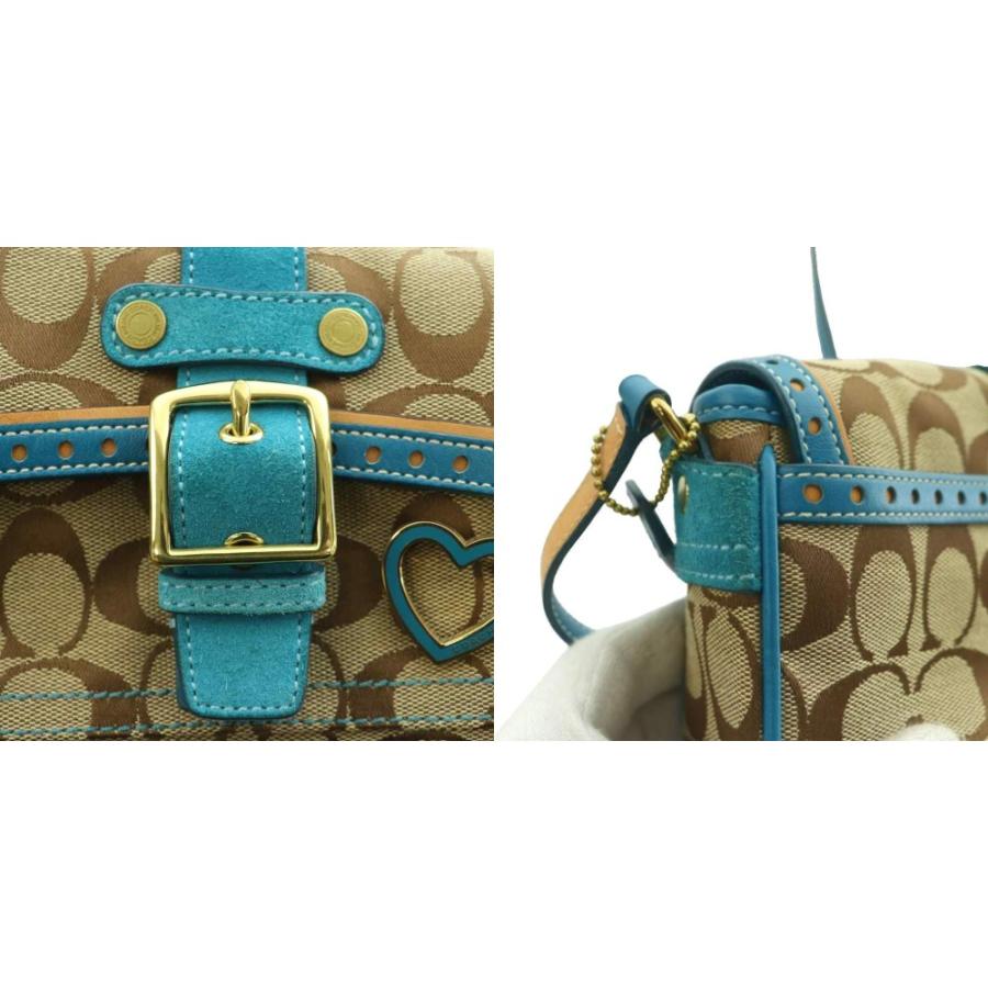 COACH（コーチ） ショルダーバッグ シグネチャー キャンバス レザー