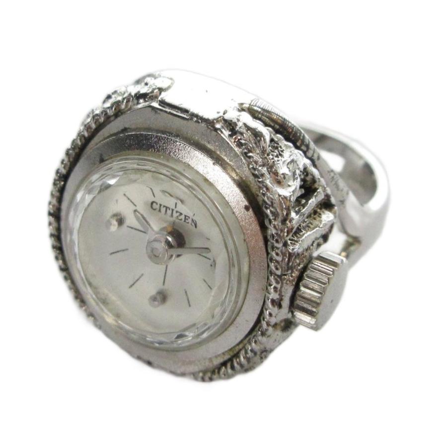 シチズン CITIZEN リングウォッチ 手巻き ロゴ アクセサリー 16号