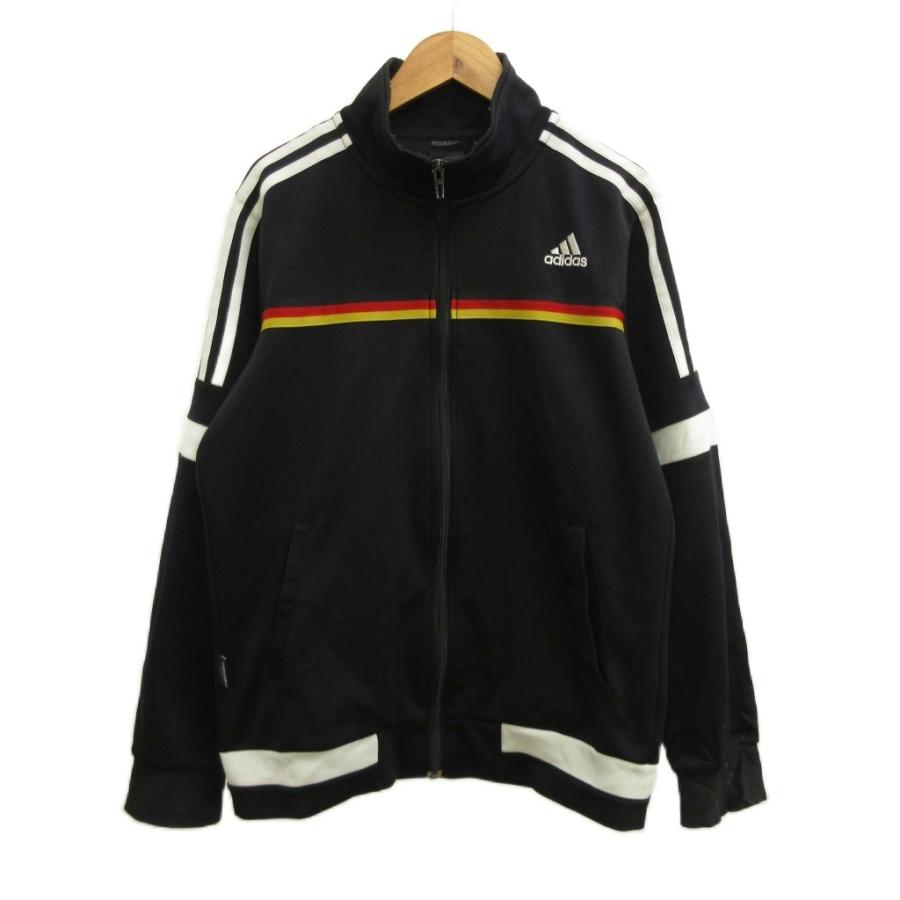adidas（アディダス） トラックジャケット M 黒 ブラック マルチカラー