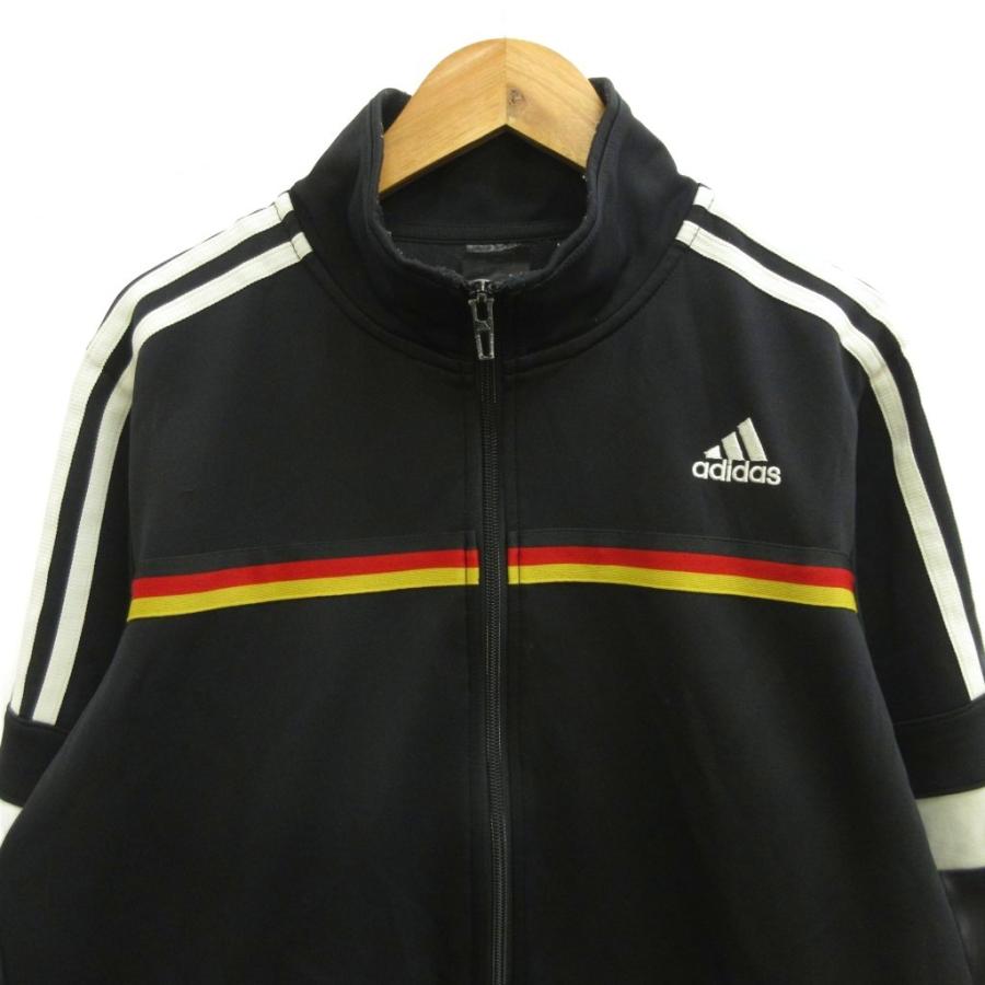 adidas（アディダス） トラックジャケット M 黒 ブラック マルチカラー