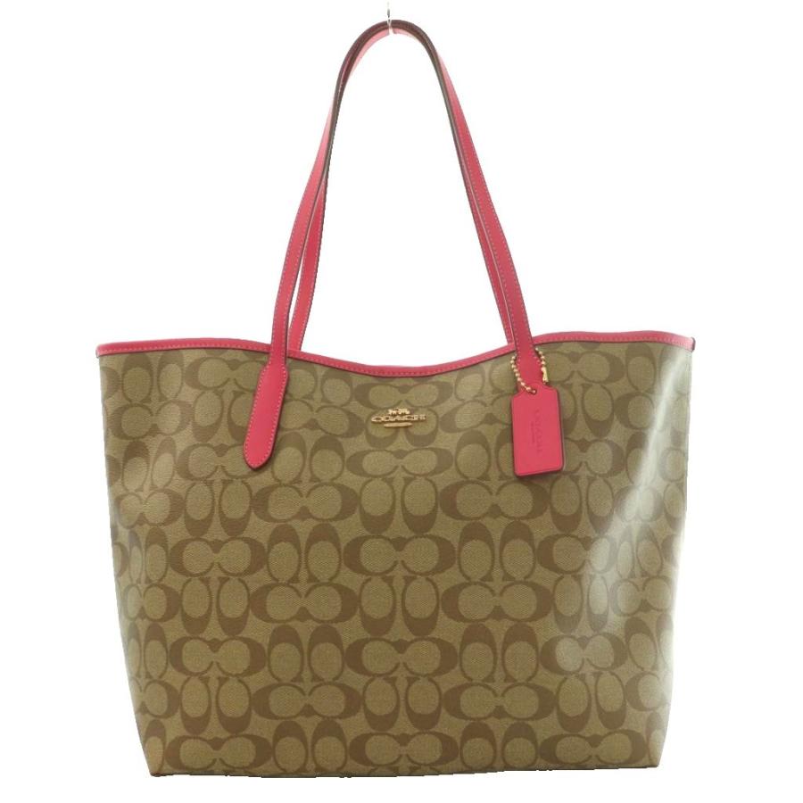 COACH（コーチ） シティ トートバッグ ハンド シグネチャー キャンバス 