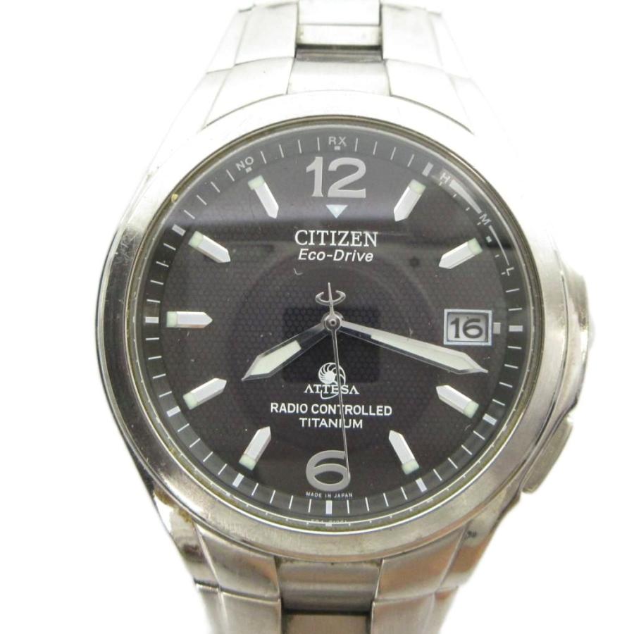 CITIZEN ATTESA H410-T003788 電波ソーラー チタン シチズン CITIZEN H410-T003788 ATTESA アテッサ 腕時計 エコドライブ
