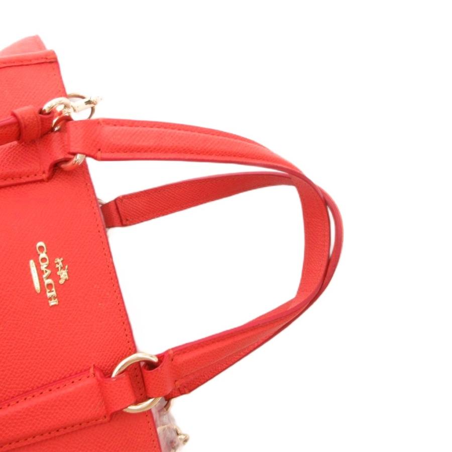 COACH（コーチ） ハンドバッグ ショルダー 2way PVC ロゴ 赤 レッド