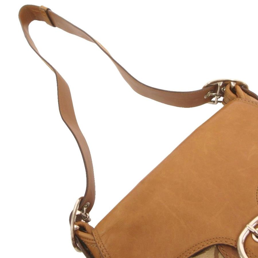良品 COACH ショルダーバッグ キャンバス ブラウン シグネチャー 斜め掛け COACH（コーチ） ワンショルダーバッグ 肩掛け 斜め掛け シグネチャー