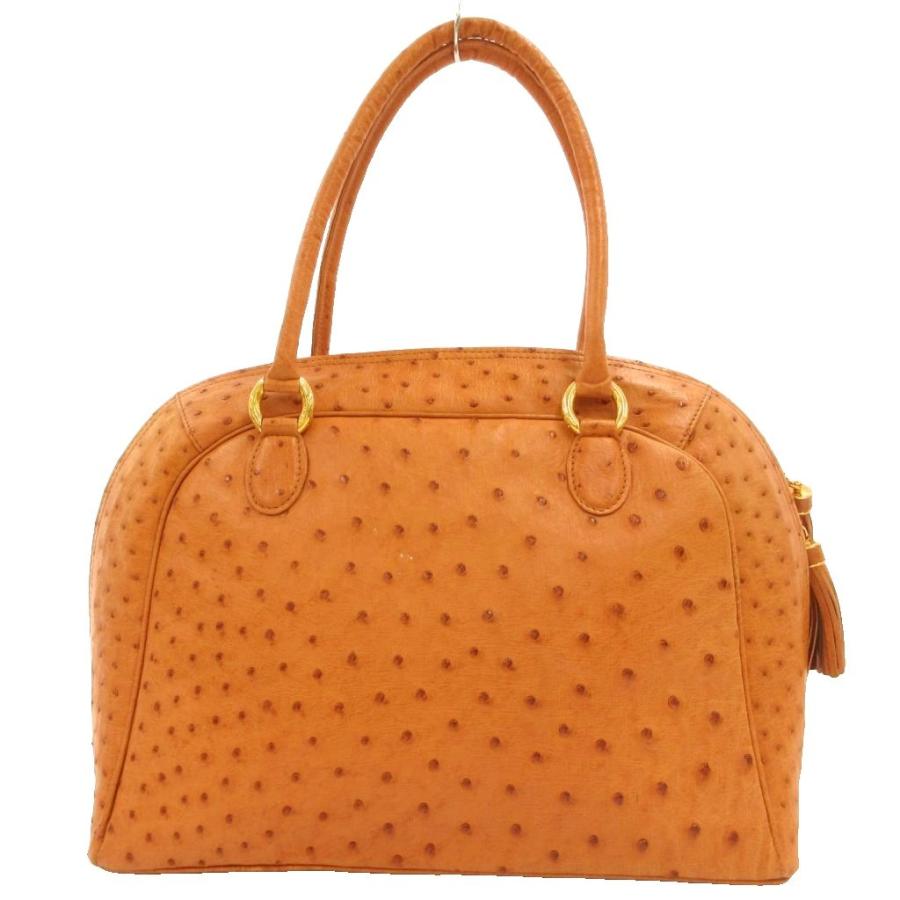 レディース 【美品】Ostrich leather オーストリッチ/バイカラー 