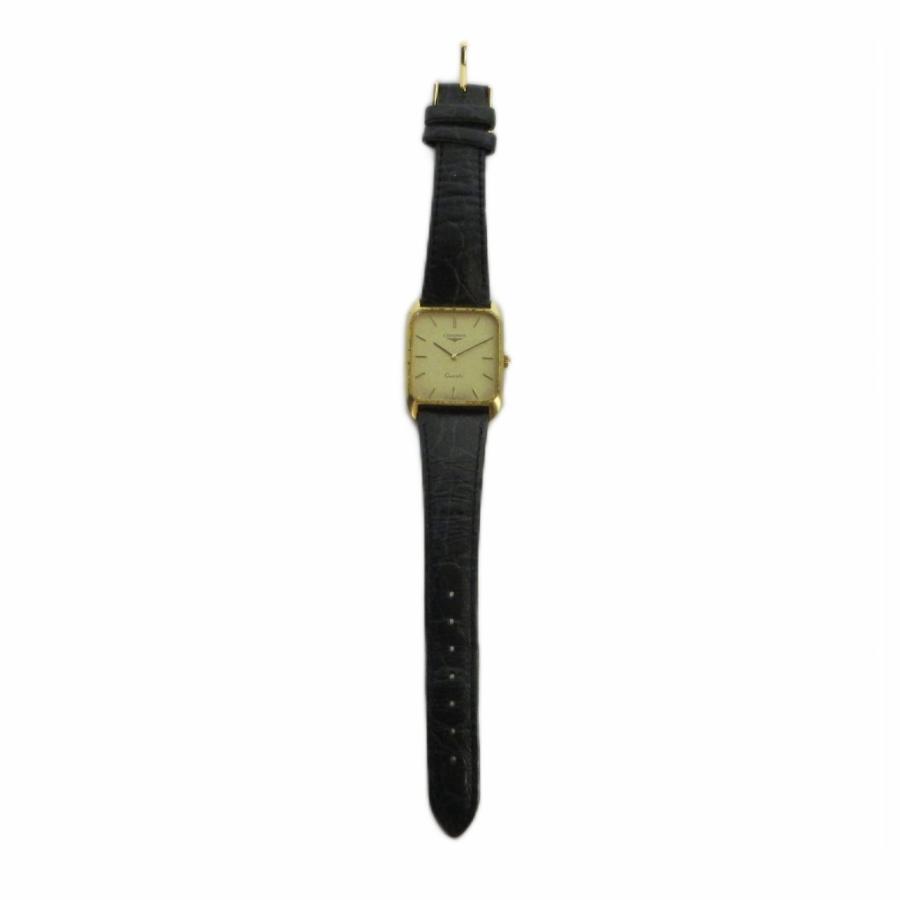 ロンジン LONGINES ジャンク品 腕時計 ウォッチ クォーツ レザーベルト