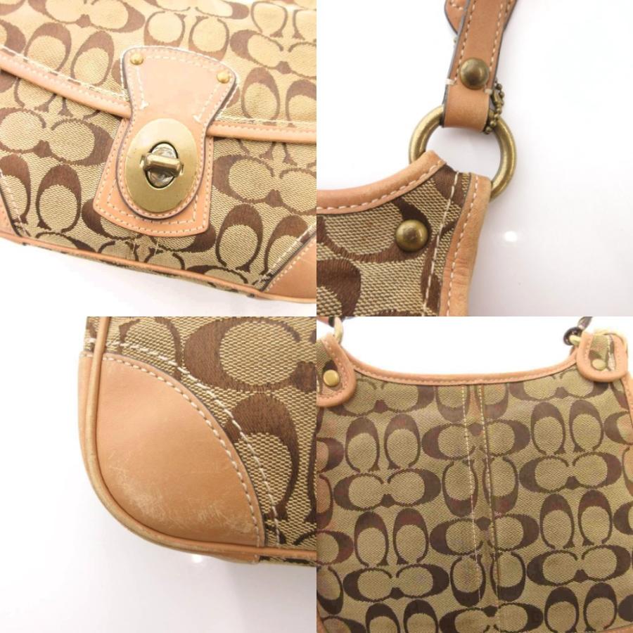 COACH（コーチ） ショルダーバッグ 茶 ブラウン フラップ開閉