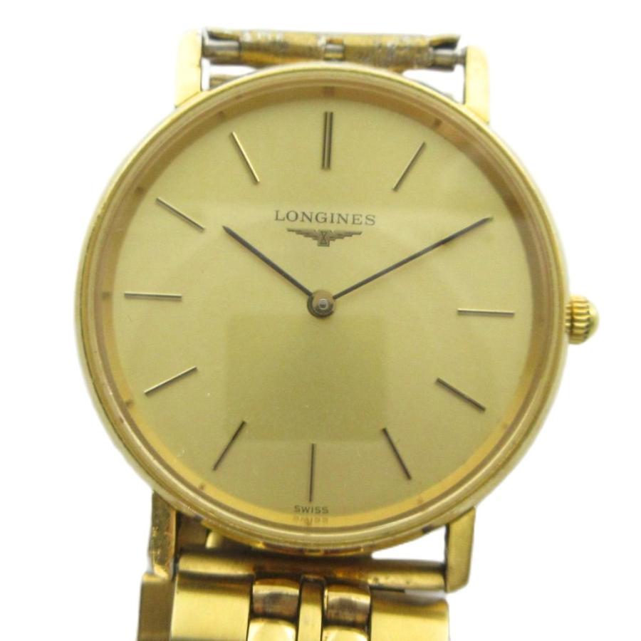 LONGINES クォーツ 腕時計 ゴールド　ジャンク ロンジン LONGINES ジャンク品 腕時計 ウォッチ クォーツ ロゴ
