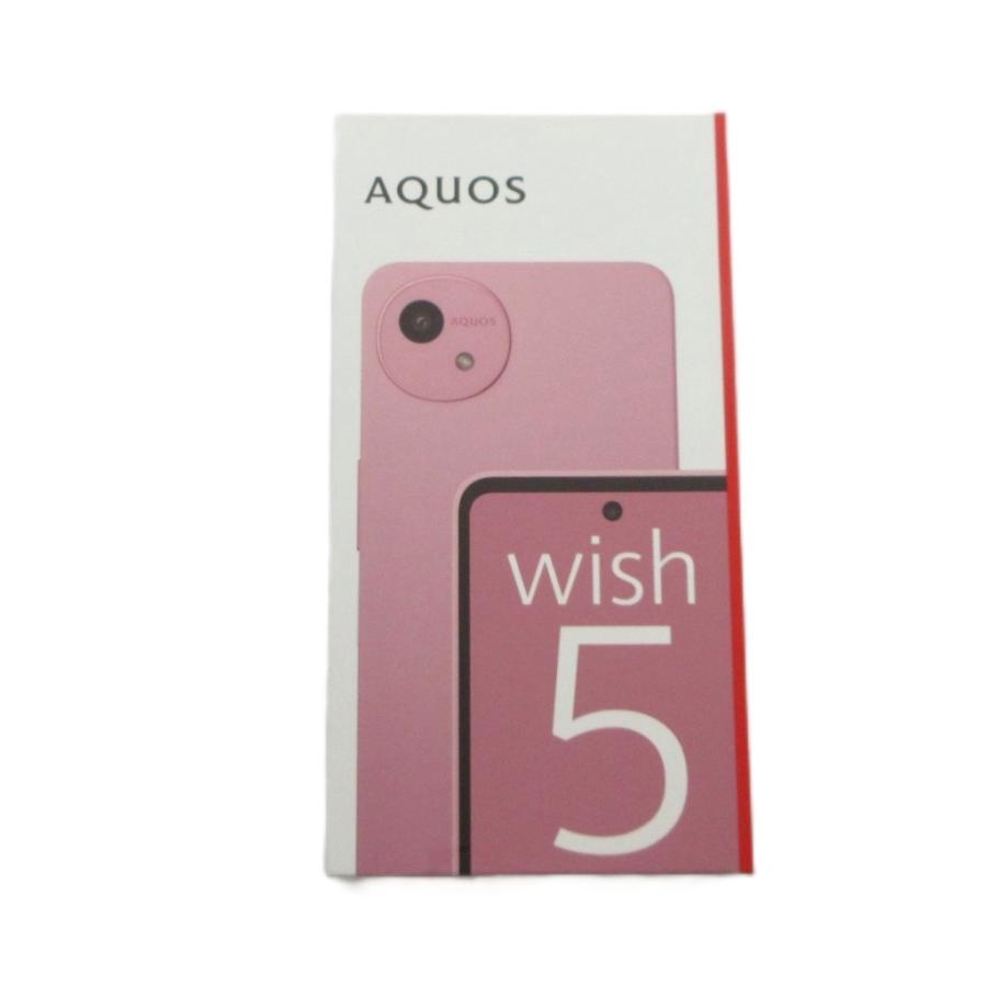 AQUOS wish5 SH-52F 携帯電話 スマートフォン 本体 Android ロゴ 64G