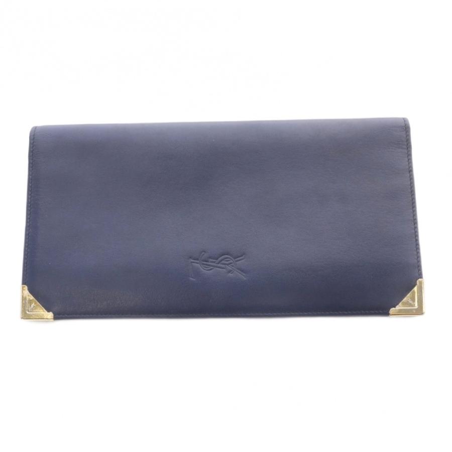 Yves Saint Laurent（イヴ・サンローラン） 長財布 小銭入れなし 二 