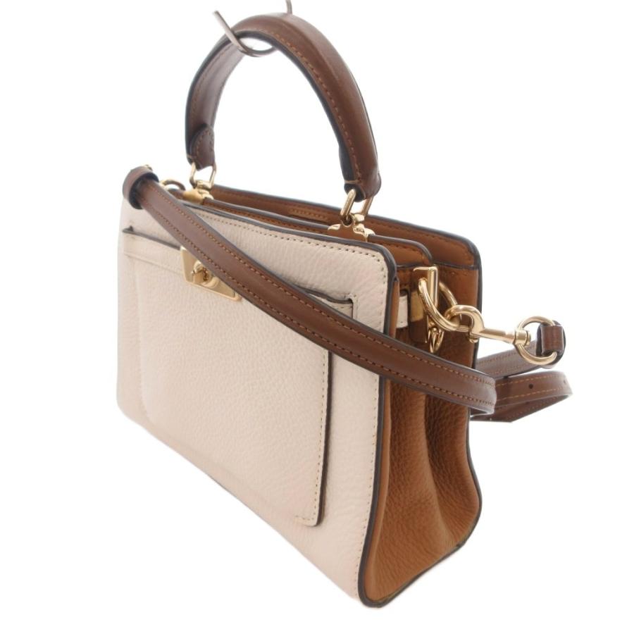 COACH（コーチ） ハンドバッグ ショルダー 2WAY レザー ロゴ ターン