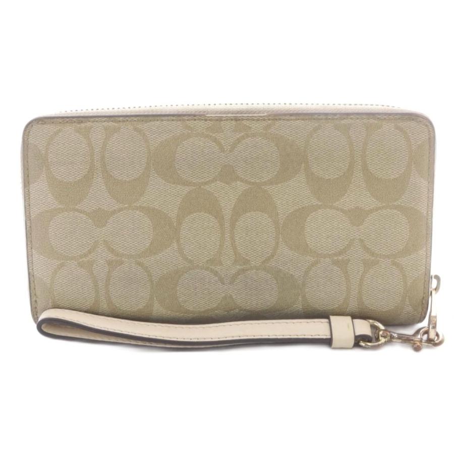 COACH（コーチ） 長財布 小銭入れあり シグネチャー ラウンド 