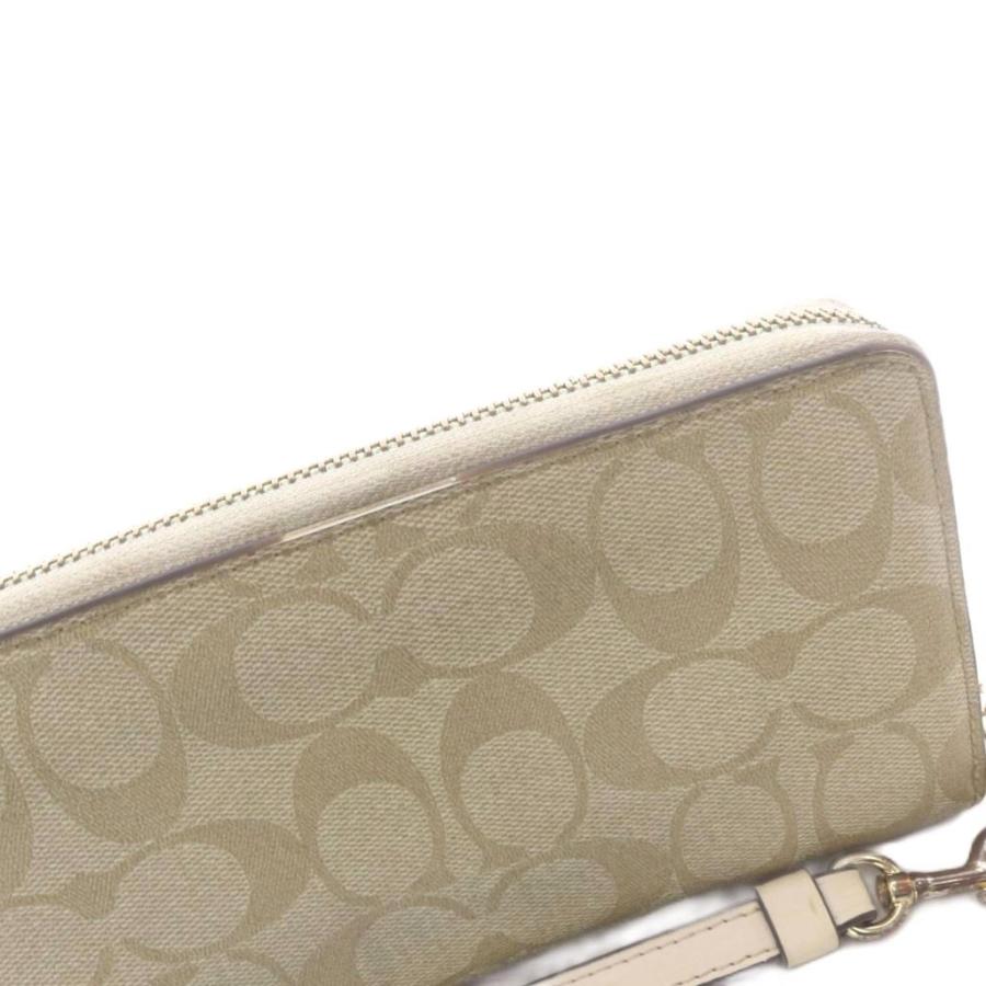 COACH（コーチ） 長財布 小銭入れあり シグネチャー ラウンド 