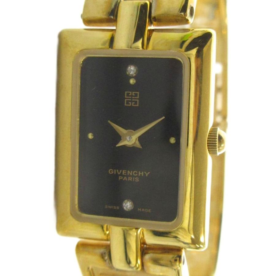 ジバンシィ GIVENCHY ジャンク品 腕時計 バングルウォッチ スクエア