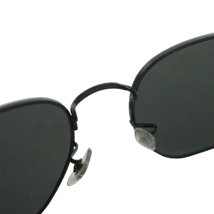 レイバン ヘキサゴナルフラットレンズサングラス フルリム メタルフレーム 度無し レイバン RAY BAN ヘキサゴナルフラットレンズサングラス フルリム