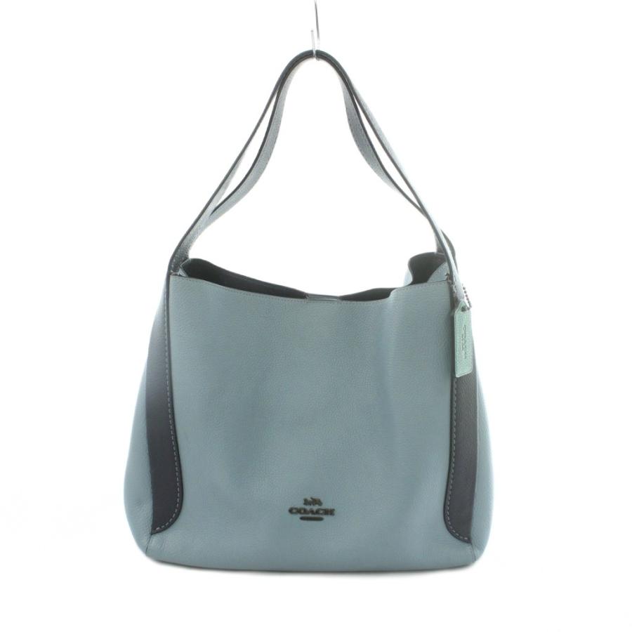 COACH（コーチ） ハドリー ホーボー トートバッグ レザー 水色 ライト