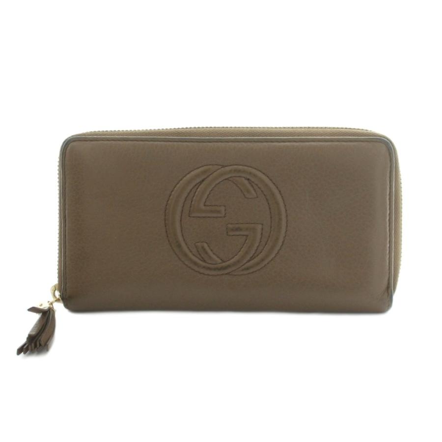 GUCCI / グッチ インターロッキングG ラウンドファスナー 長財布 