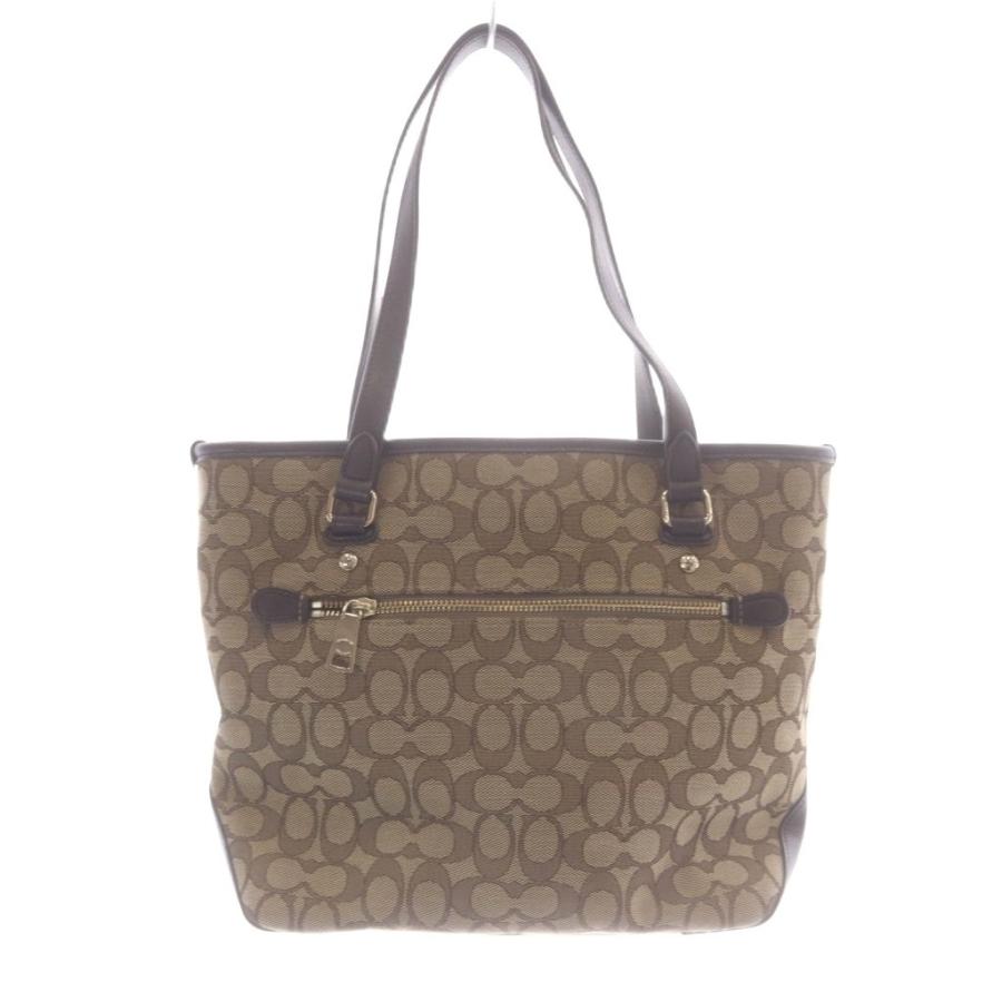 COACH（コーチ） トートバッグ レザー キャンバス シグネチャー ロゴ 