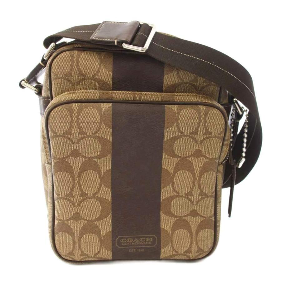 COACH（コーチ） ヘリテージ ストライプ シグネチャー ショルダー 