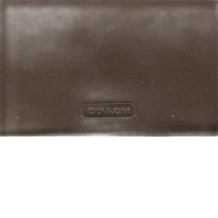 COACH（コーチ） カードケース 名刺入れ レザー 茶 ブラウン /AN