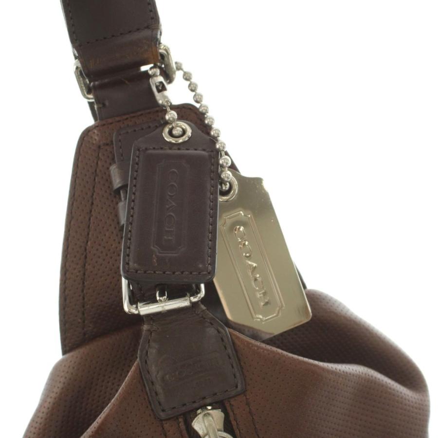 COACH（コーチ） トンプソン ボディバッグ レザー 茶 ブラウン 70716