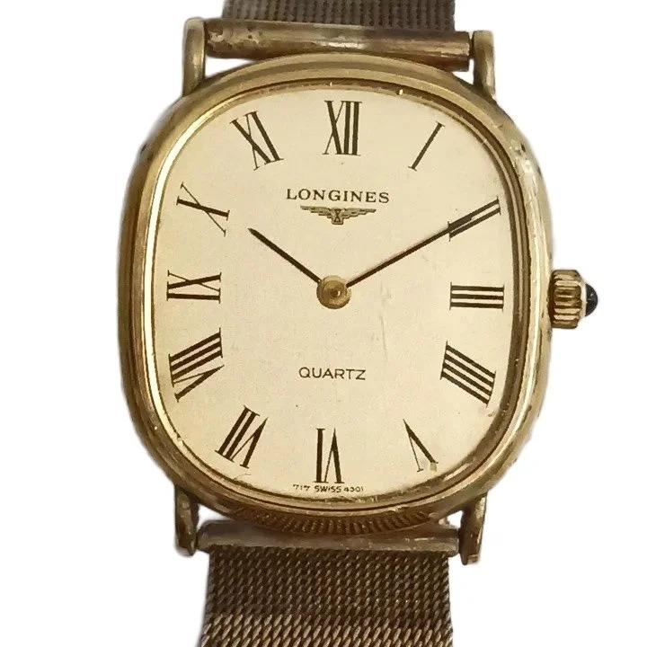 ロンジン LONGINES ジャンク品 腕時計 クォーツ ウォッチ ローマン