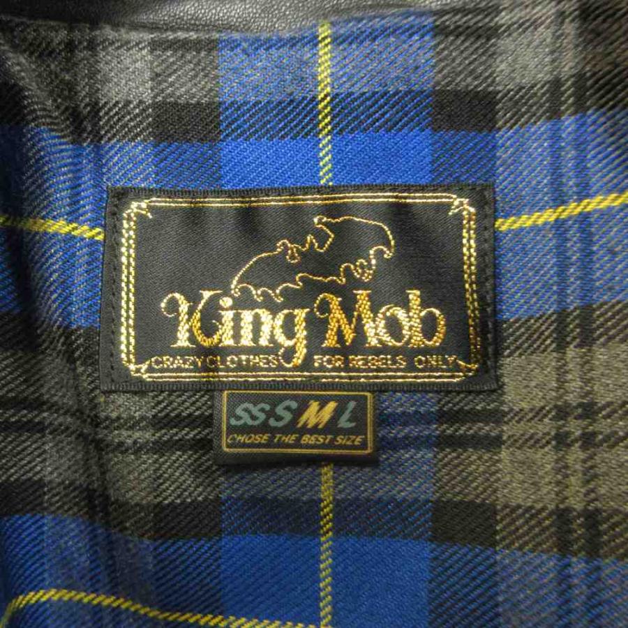 トリプルシックス 666 King Mob ダブルライダースジャケット 革ジャン