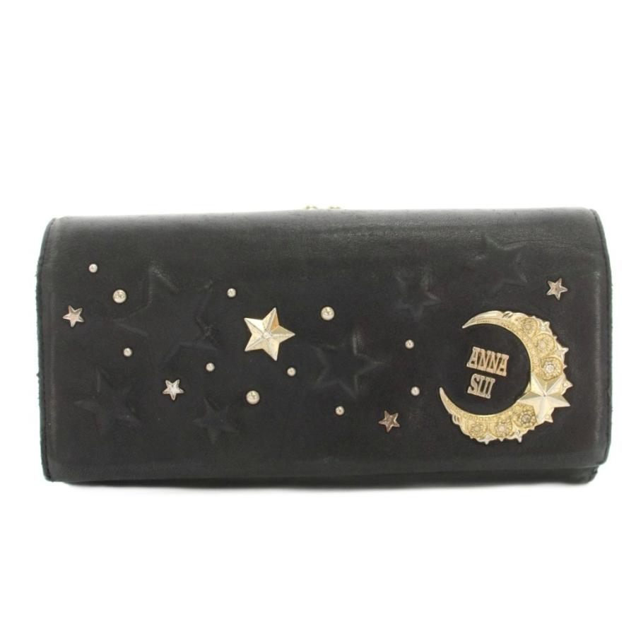 ANNA SUI（アナスイ） ムーンスター 長財布 小銭入れ 二つ折り レザー