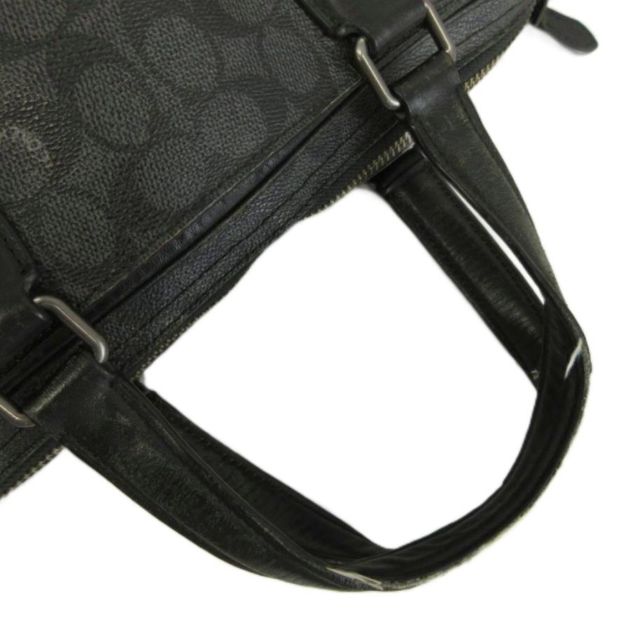 COACH（コーチ） ハドソン シグネチャー PVC レザー ブリーフケース