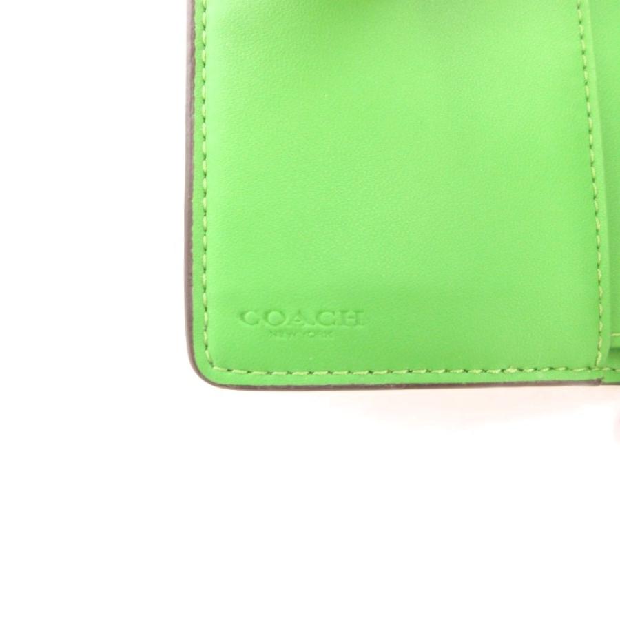 COACH（コーチ） 二つ折り財布 ウォレット 小銭入れあり 花柄 レザー