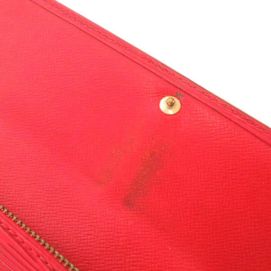 【LOUIS VUITTON】ルイヴィトン エピ 長財布 レッド レザー. LOUIS VUITTON（ルイ・ヴィトン） エピ 長財布 ウォレット 小銭入れ