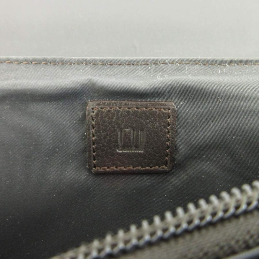 ダンヒル ディーエイト レザー ビジネスバッグ ロゴ ブラウン ブリーフケース dunhill（ダンヒル） ディーエイト D-EIGHT ビジネスバッグ ブリーフ