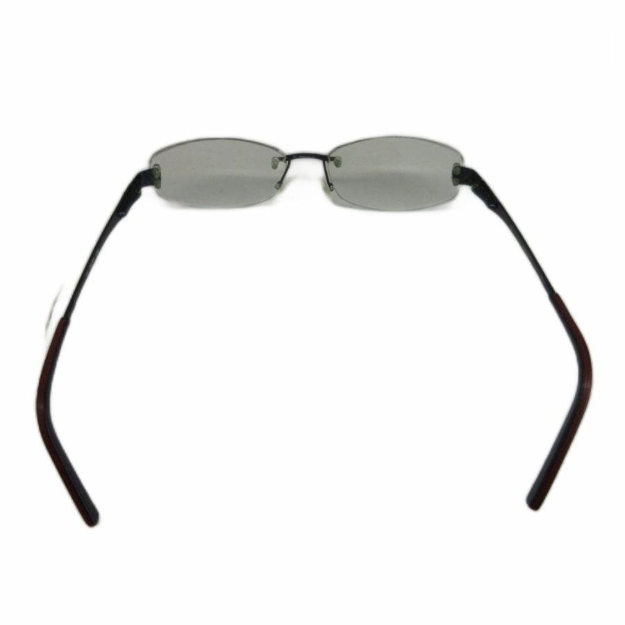 GUCCI（グッチ） 眼鏡 メガネ 度入り チタン リムレス オーバル Gロゴ