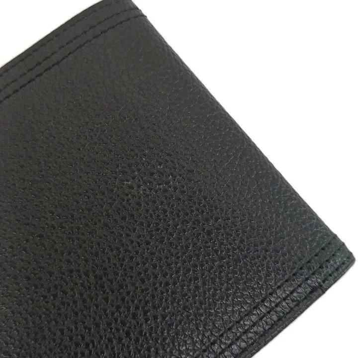 Yves Saint Laurent（イヴ・サンローラン） 財布 二つ折り シボ革