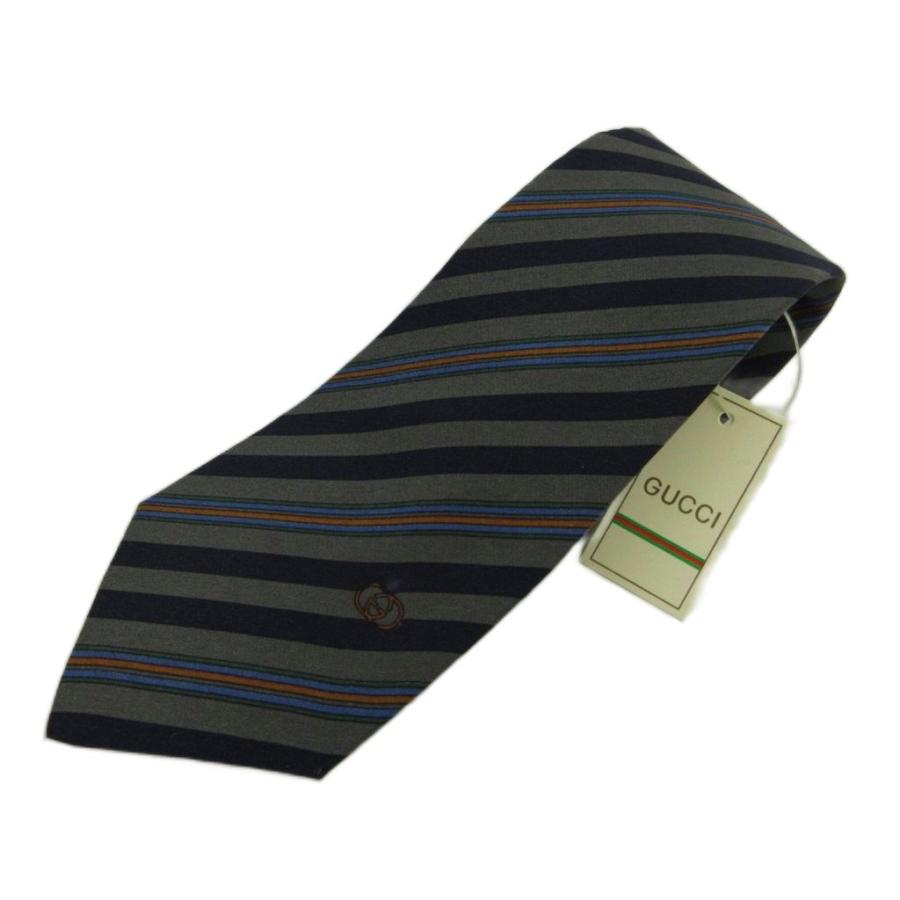 GUCCI（グッチ） ネクタイ 絹 シルク レギュラータイ ストライプ