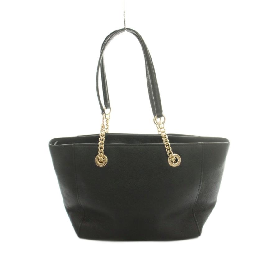 COACH（コーチ） トートバッグ チェーン レザー 黒 ブラック 57107 /MI