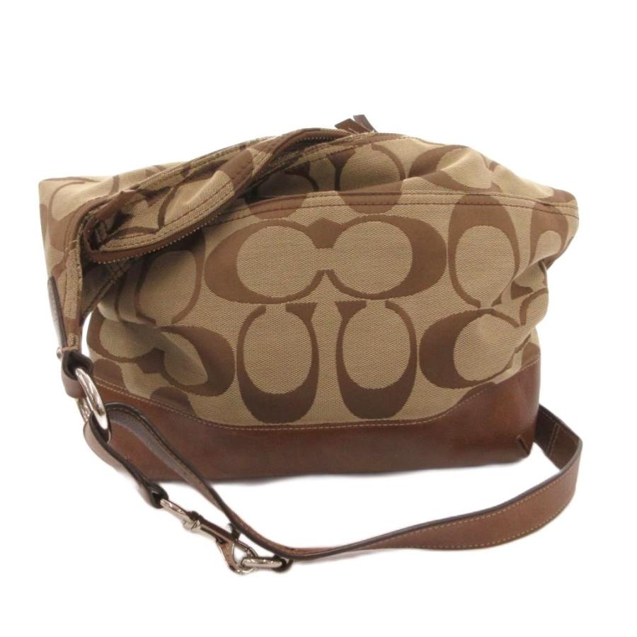 coach ショルダーバッグ シグネチャー 茶色 斜め掛け COACH（コーチ） ショルダーバッグ 斜め掛け クロスボディ キャンバス