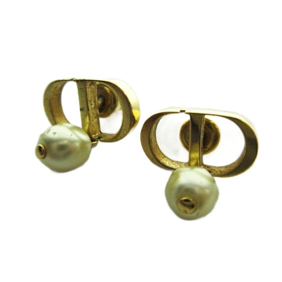 ディオール Dior ピアス アクセサリー 両耳用 CDロゴ フェイクパール
