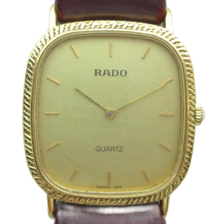ラドー RADO ジャンク品 133.5294.2 腕時計 ウォッチ クォーツ レザー
