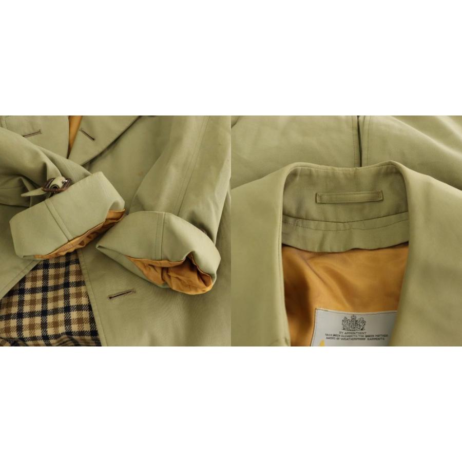 アクアスキュータム AQUASCUTUM トレンチコート ロング ライナー付き